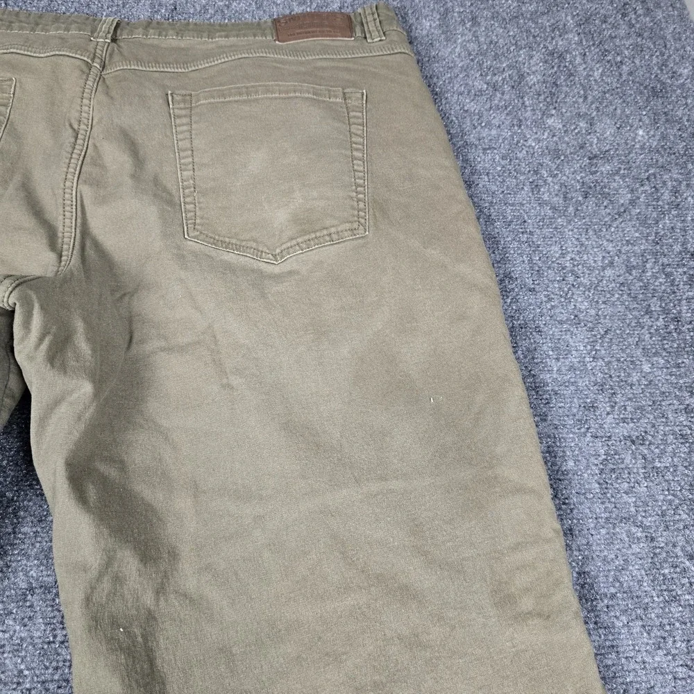 Smith's Workwear Pants Men's‎ 44x30 Stretch Fleece Lined Canvas 5 Pocket Brown